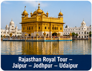 Rajasthan Royal Tour – Jaipur – Jodhpur – Udaipur